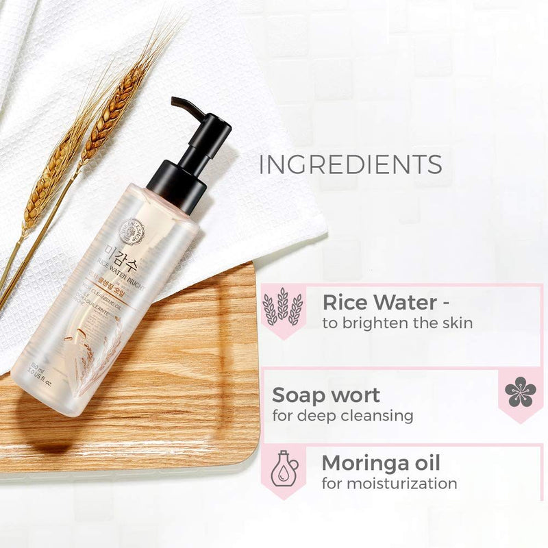 THE FACE SHOP - Rice Water Bright Rich Facial Cleansing Oil 150ml - Minou & Lily