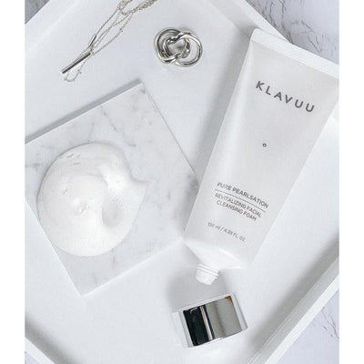 KLAVUU - Pure Pearlsation Revitalizing Facial Cleansing Foam 130ml - Minou & Lily
