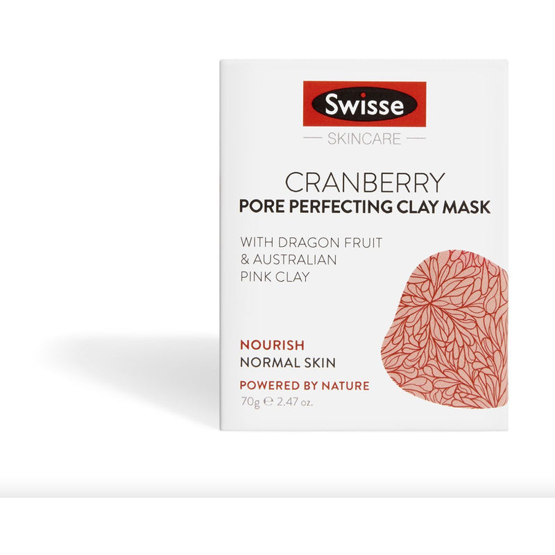 Swisse - Cranberry Pore Perfecting Clay Mask 70g - Minou & Lily